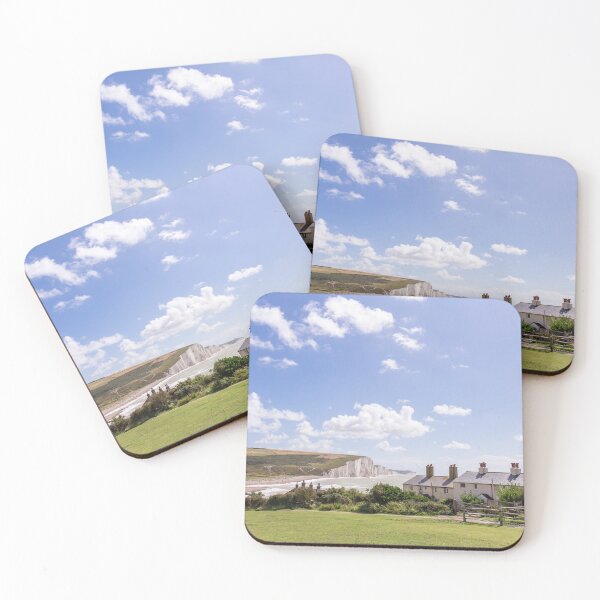 Item preview, Coastguard Cottages at Cuckmere Haven, East Sussex, England designed and sold by Zoe Power.