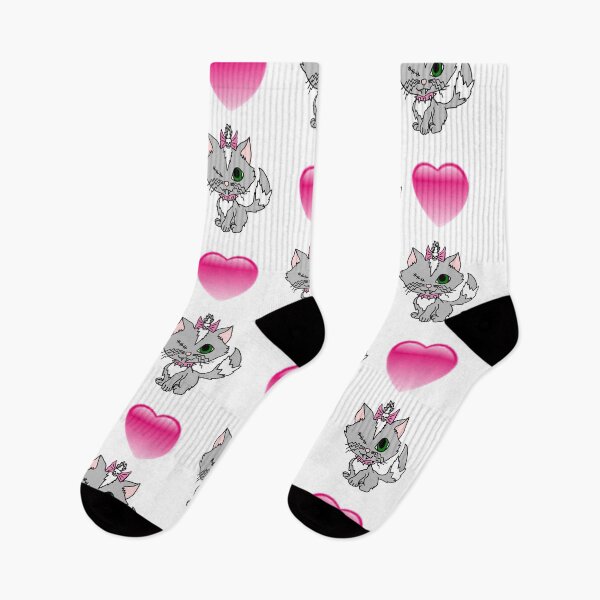 Item preview, Evil Sweetheart Kitty and Pink Hearts designed and sold by imphavok.