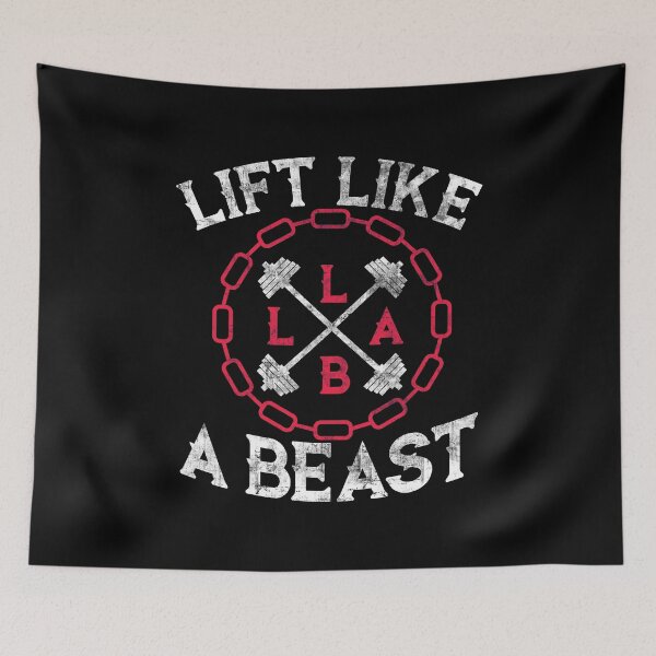 Item preview, Lift Like a Beast Weightlifting Powerlifting Gym designed and sold by perfectpresents.