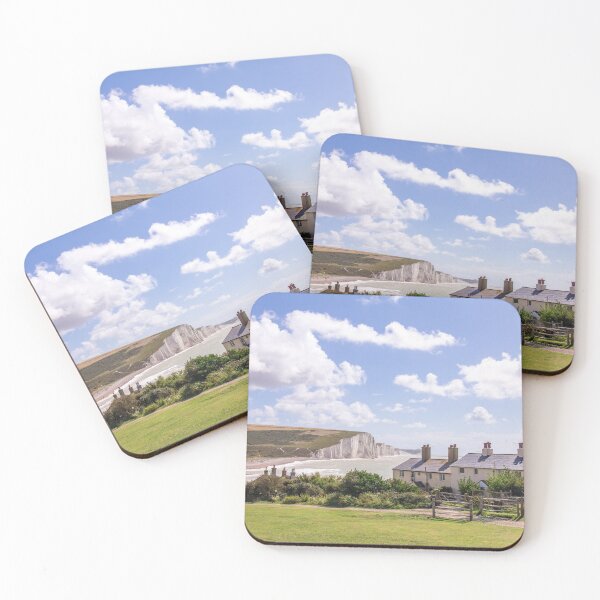Item preview, Coastguard Cottages at Cuckmere Haven, East Sussex, England designed and sold by Zoe Power.