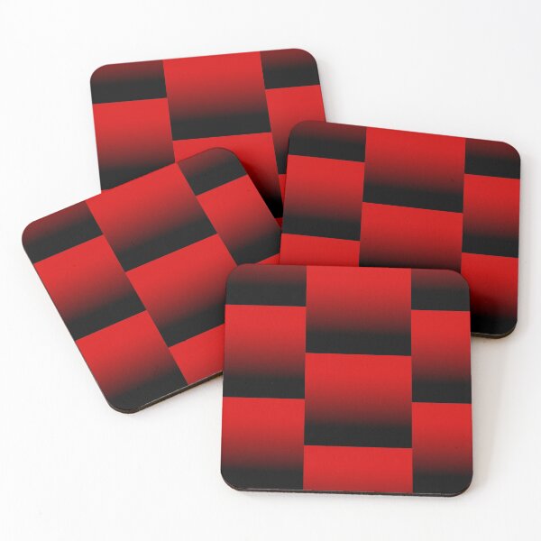 Item preview, Horizontal red and black gradient effect design designed and sold by hutofdesigns.