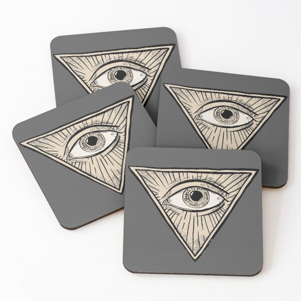 Item preview, Inverted All Seeing Eye Illuminati designed and sold by MyBeesTees.
