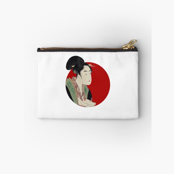 Item preview, Japanese Flag - Woman Reading a Scroll designed and sold by weavernap.