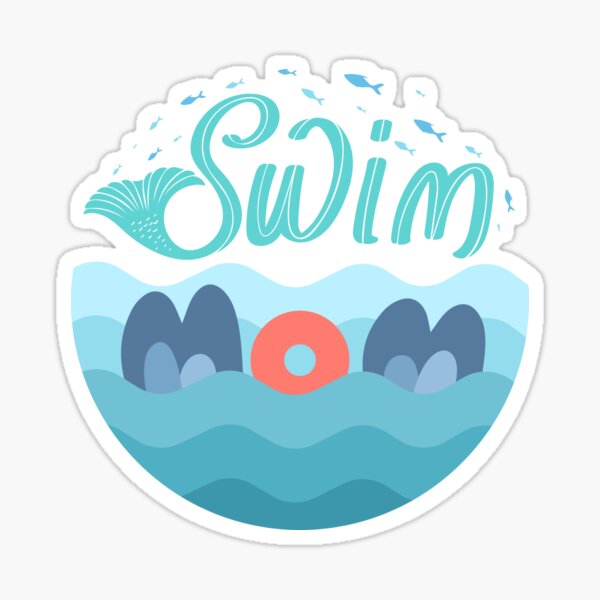 Item preview, Swim Mom Swimming  designed and sold by Sandra78.