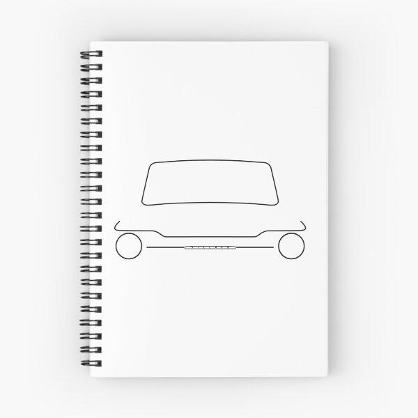 Item preview, Hillman Imp Mark III outline graphic (black) designed and sold by soitwouldseem.