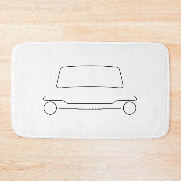 Item preview, Hillman Imp Mark III outline graphic (black) designed and sold by soitwouldseem.