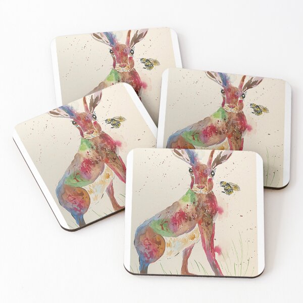 Item preview, Colourful Hare and a Bumble bee designed and sold by Casimirasart.