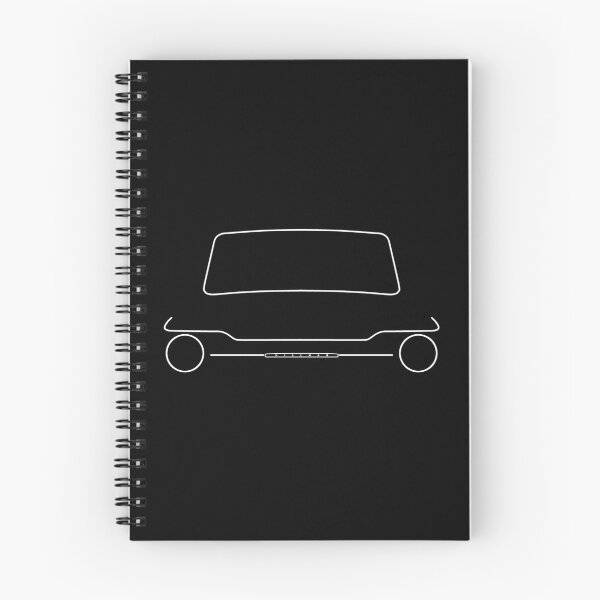 Item preview, Hillman Imp Mark III outline graphic (white) designed and sold by soitwouldseem.