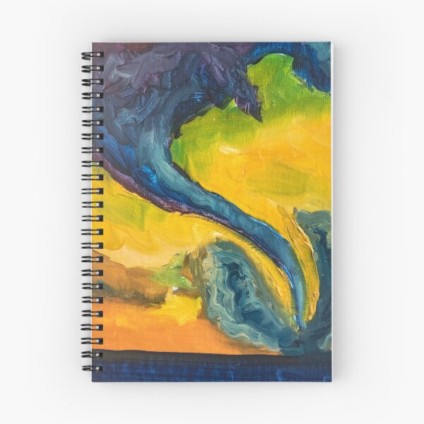Item preview, Blue with Green Stormy Sky Painting: Alien Feelings designed and sold by Angela Resendez.