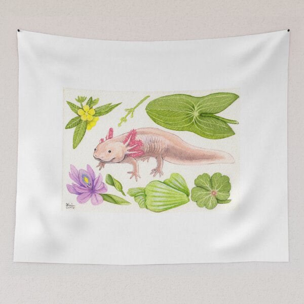 Item preview, Pearl The Axolotl designed and sold by Danelle Malan.