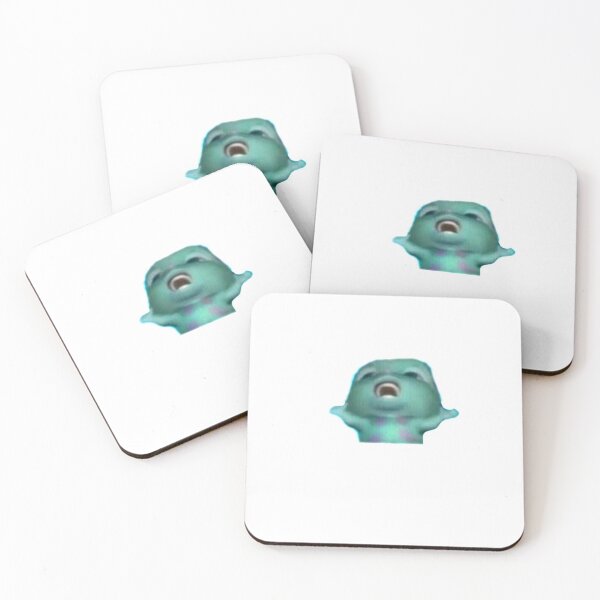 Item preview, screaming blue alien designed and sold by laurajoy16.