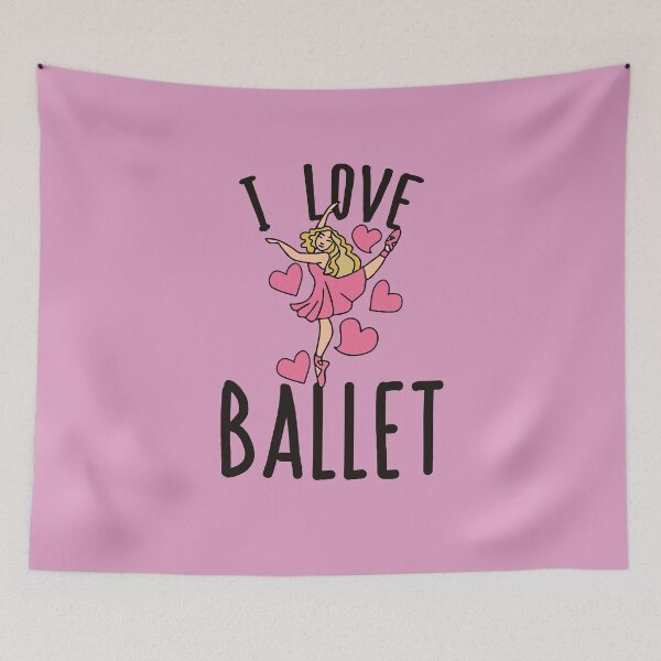 Item preview, I love ballet designed and sold by FrictionMaxxing.