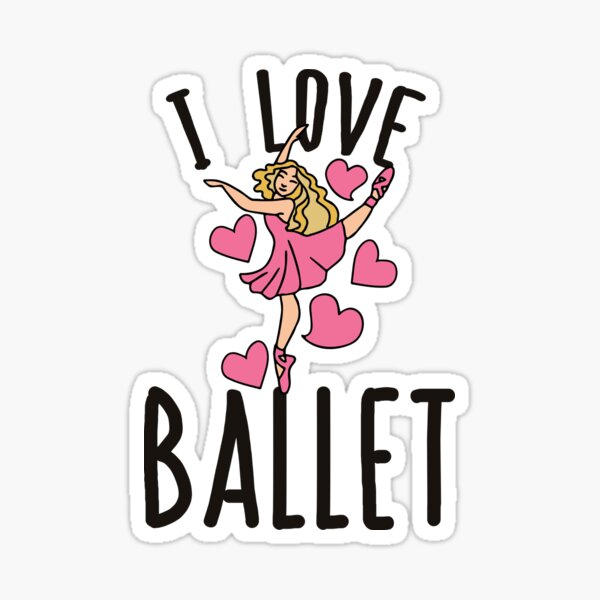 Item preview, I love ballet designed and sold by Boog Monst .