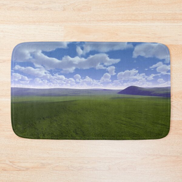 Item preview, Wonderful green landscape with blue sky and clouds designed and sold by foxwein.