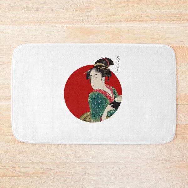 Item preview, Japanese Flag - Woman Serving in a Teahouse designed and sold by weavernap.