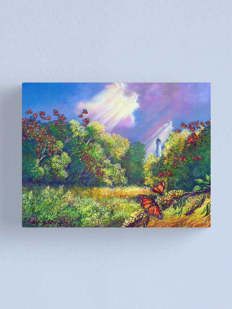 Alternate view of "Monarch Protuberance - St. Marks Light" Canvas Print