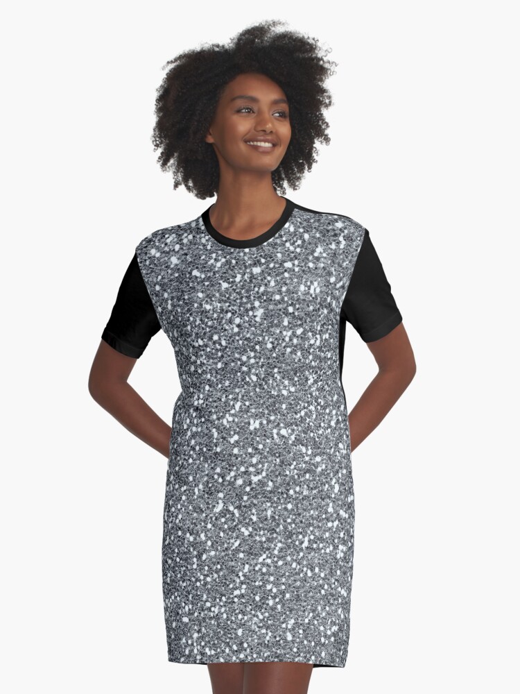 Glitter t shops shirt dress