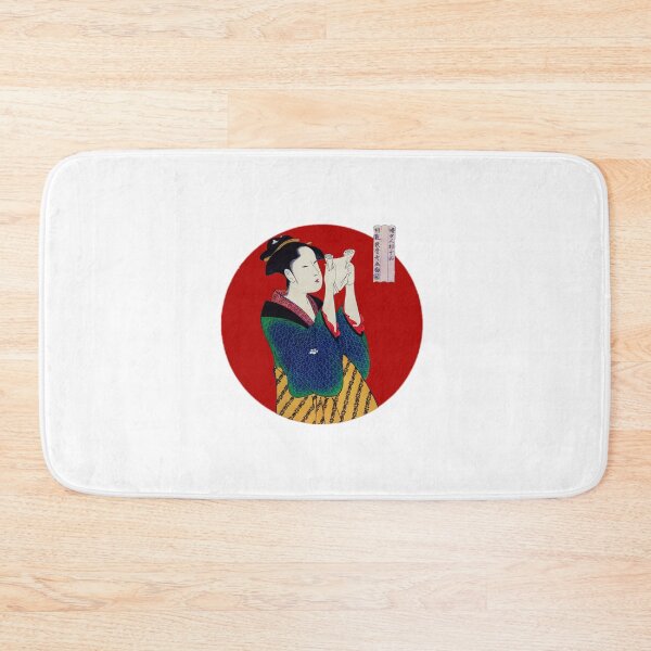 Item preview, Japanese Flag - Portrait of a Woman Reading a Letter designed and sold by weavernap.