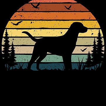 Artwork thumbnail, Labrador Dog Retro Vintage by rafaeltto