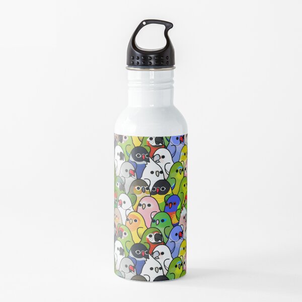 Too Many Birds! Bird Squad 2 Water Bottle