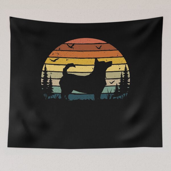 Aperçu de l'œuvre Lancashire Heeler Dog Retro Vintage créée et vendue par rafaeltto.