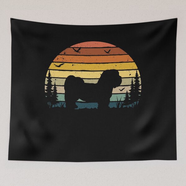 Item preview, Lhasa Apso Dog Retro Vintage  designed and sold by rafaeltto.