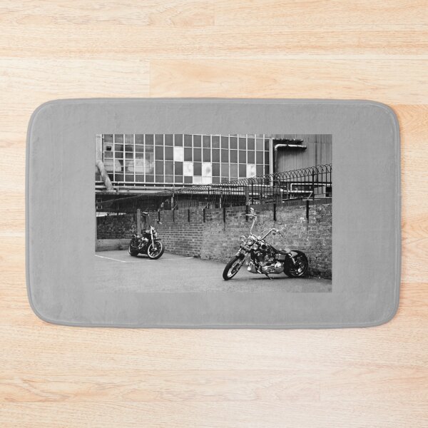 Item preview, Monochrome motorcycles in urban view designed and sold by John Millar.