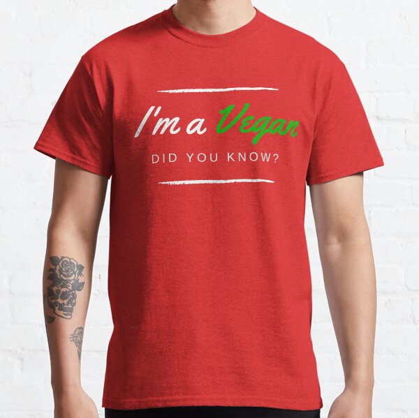 Soy vegano, ¿lo sabías? Camiseta clásica