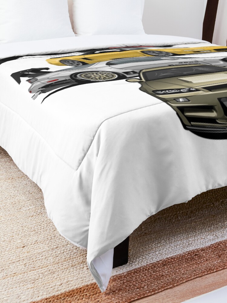 Alternate view of iconic 2doors japs Comforter