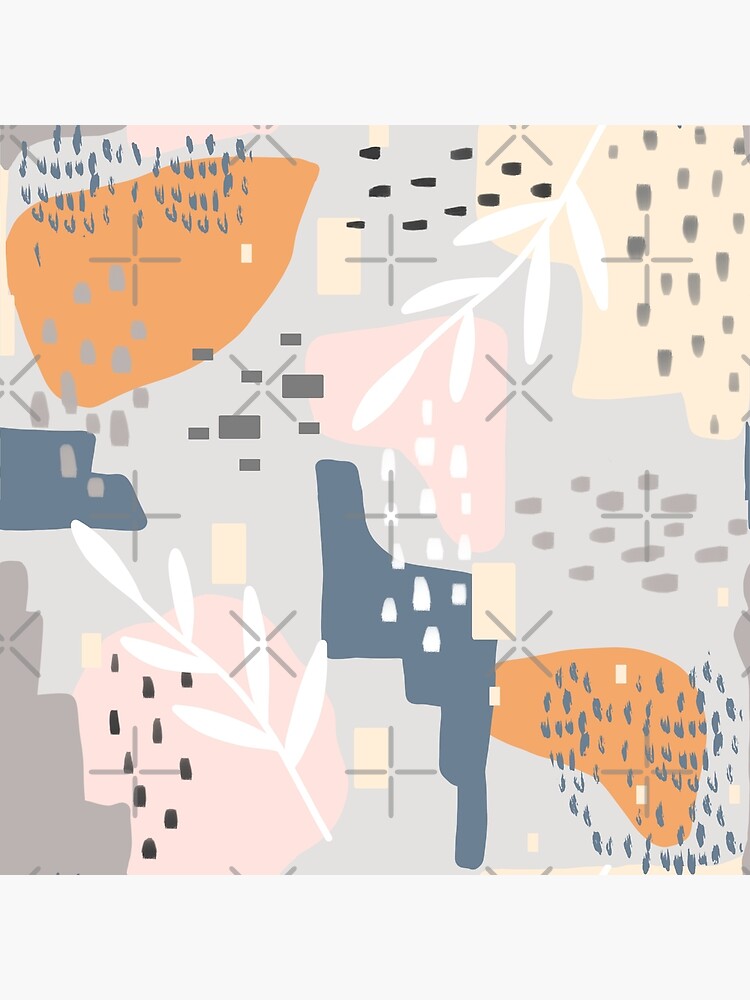 Thumbnail 3 von 3, Poster, Wie auch immer, abstrakte Kunst Blockfarben Muster designt und verkauft von ItayaArt.
