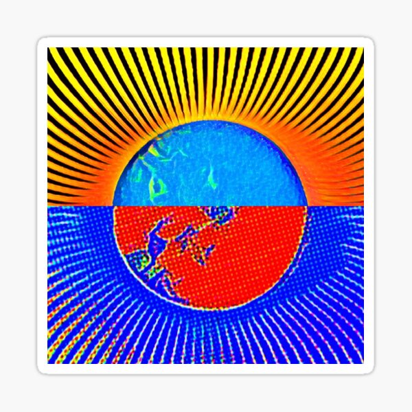 BRIGHT PLANET Sticker