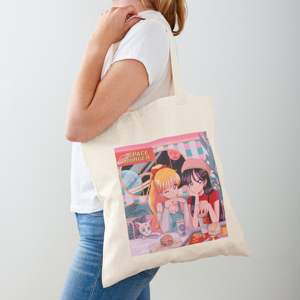 SPACE BURGER Tote Bag
