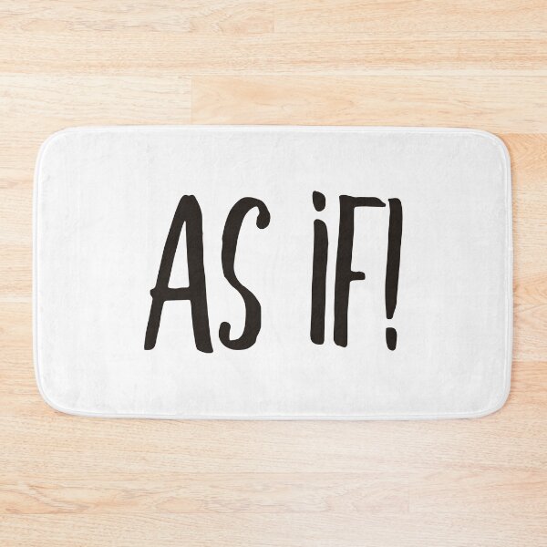Item preview, As if! (black) designed and sold by didijuca.