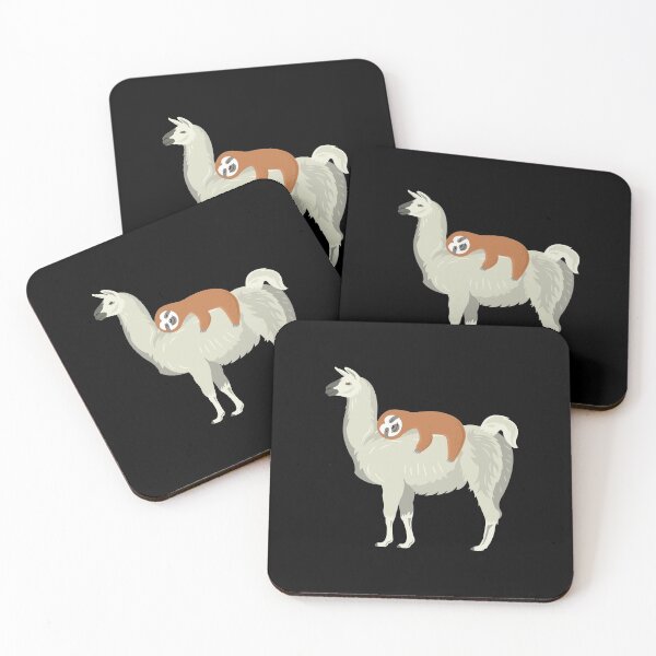 Item preview, Cute & Funny Sloth Sleeping on Llama designed and sold by perfectpresents.