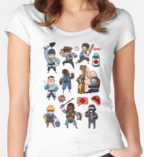 Team Fortress 2 / SD All Class Women's Fitted Scoop T-Shirt
