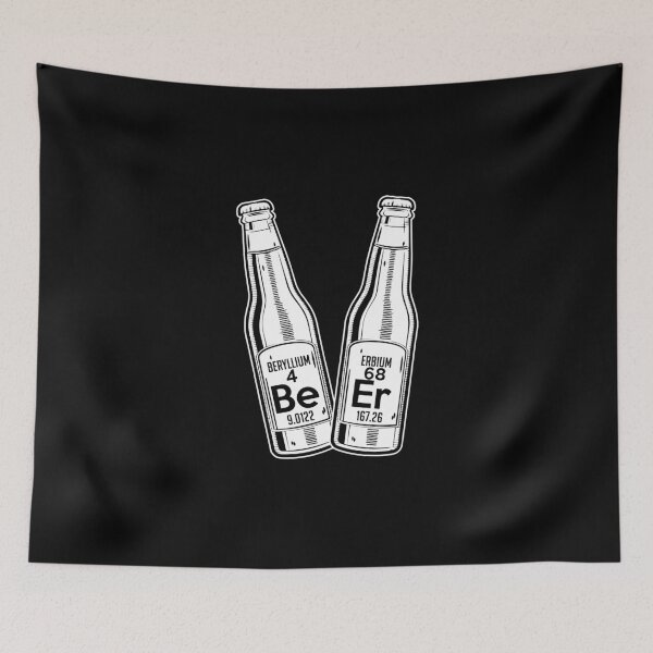 Item preview, Beer Beryllium Erbium Funny Chemistry Periodic Pun designed and sold by perfectpresents.
