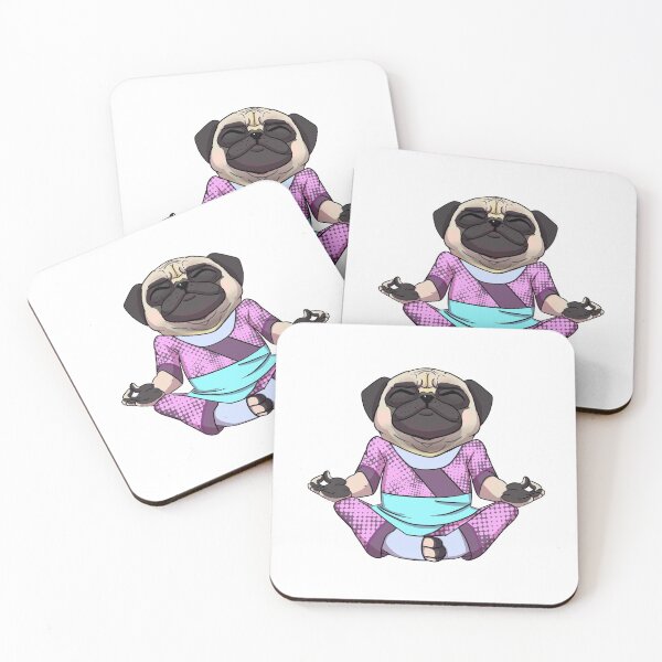 Item preview, Pug Meditation designed and sold by Catalog of Horus Nightmares.