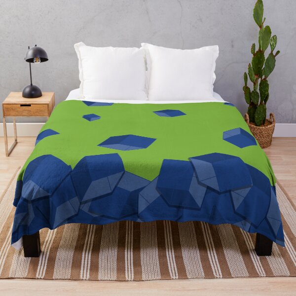 Item preview, Cubes in blue rainning in Spring designed and sold by platonicXXI.