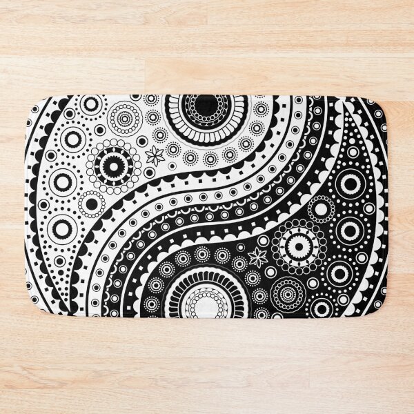 Item preview, Yin Yang Symbol Paisley Style designed and sold by Garaga.