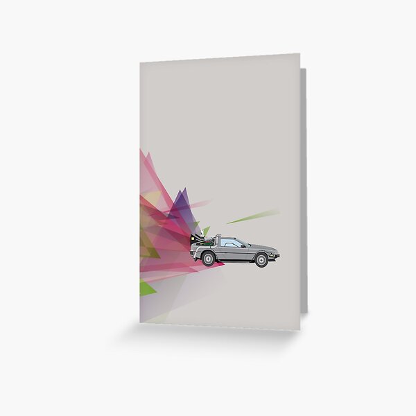 Back to the Future Greeting Card