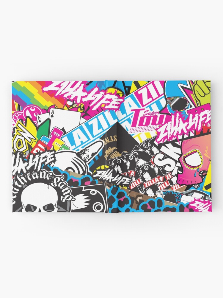 Stickerbomb Art Print by Zillalife