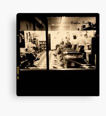 Barber Shop Canvas Print