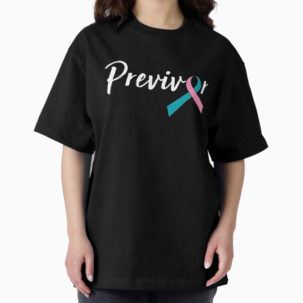 Item preview, Previvor Pink Teal Ribbon designed and sold by brizodesign.