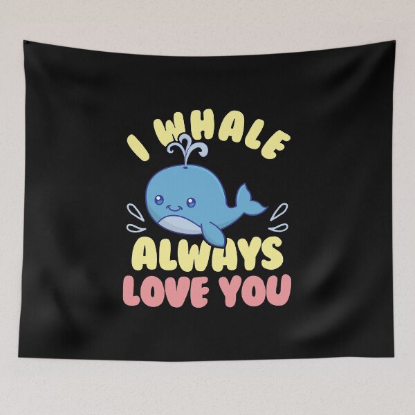 Item preview, Cute & Funny I Whale Always Love You Animal Pun designed and sold by perfectpresents.