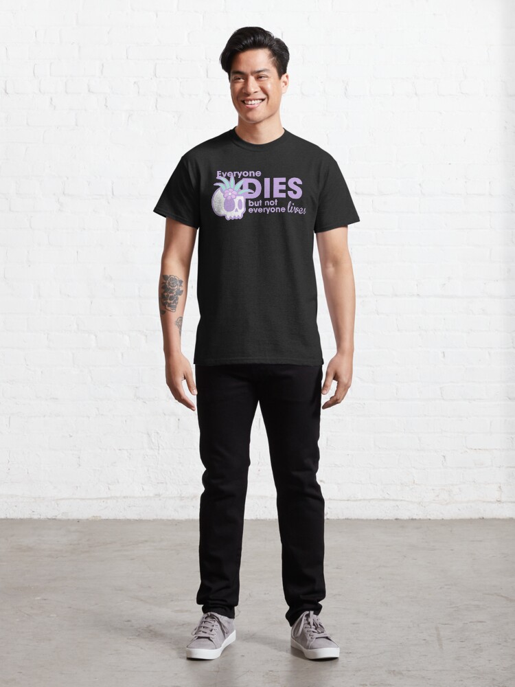 Alternate view of Skull Quote Classic T-Shirt