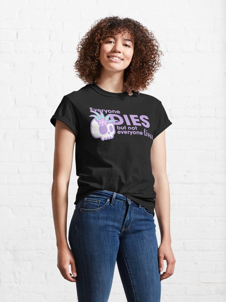 Alternate view of Skull Quote Classic T-Shirt