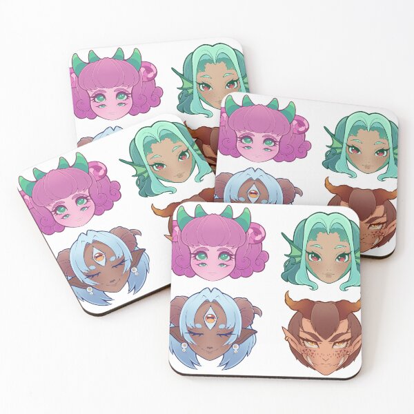 Item preview, 4 Monster Girls designed and sold by Jennifer-Rachel.