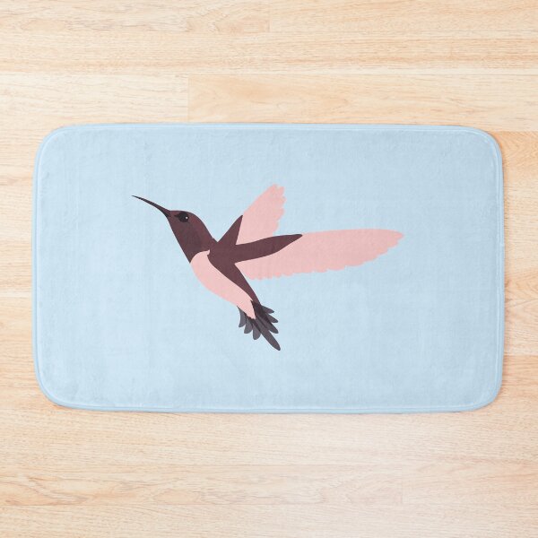 Item preview, Pretty Pink Hummingbird illustration designed and sold by Hedgie Designs.