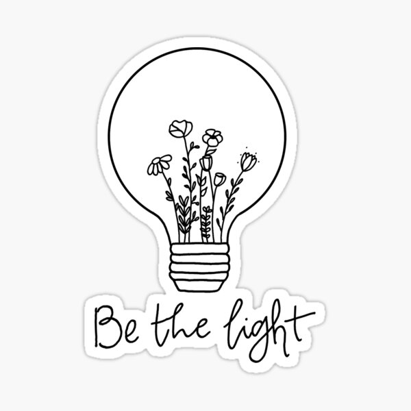 be the light Sticker