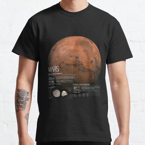 Mars - Planet Info Classic T-Shirt